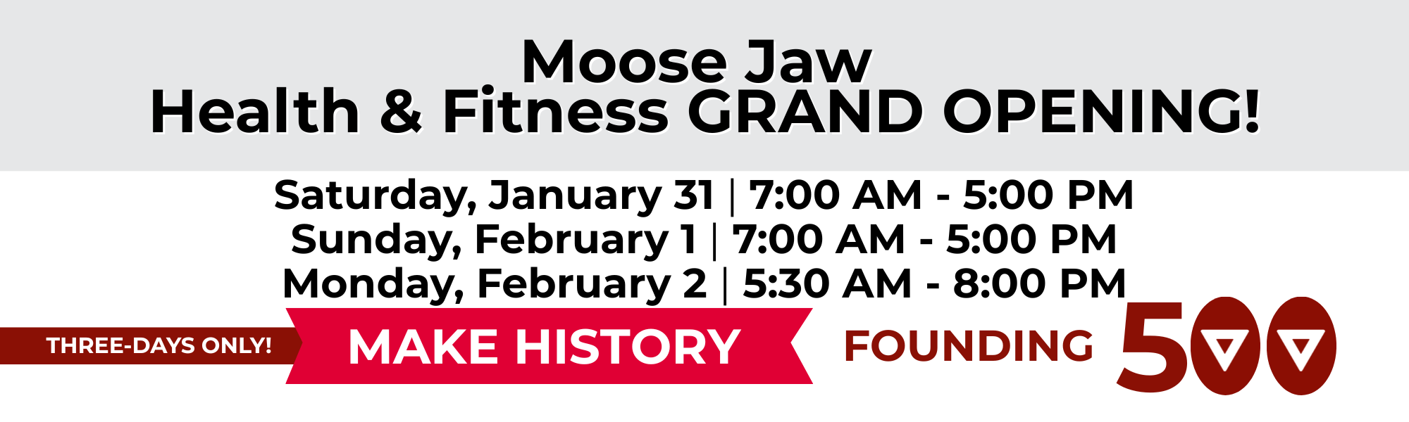 YMCA Moose Jaw Health & Fitness GRAND OPENING! (1)